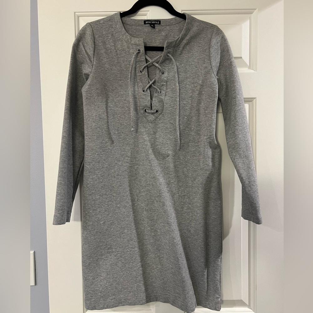 J.Crew Long Sleeve Jersey Dress